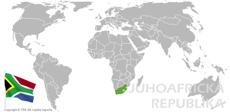 Mapa Juhoafrická republika banner