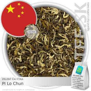 ZELENÝ ČAJ ČÍNA – Pi Lo Chun (50g)