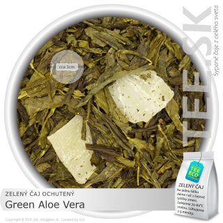 ZELENÝ ČAJ OCHUTENÝ Green Aloe Vera (50g)