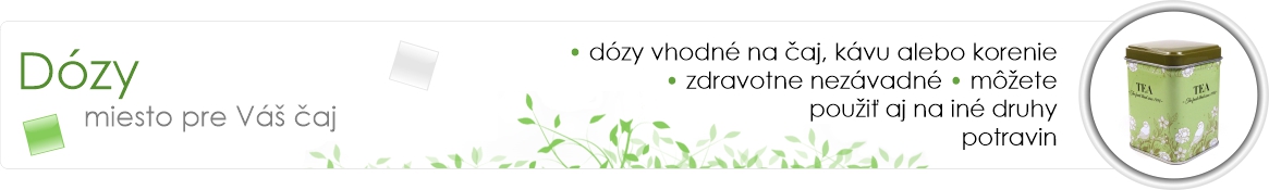 Dózy na čaj kategória TEE.SK