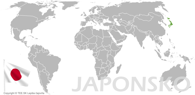 Mapa Japonsko banner