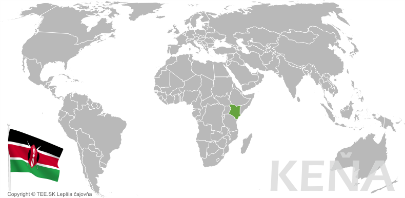 Mapa Keňa banner