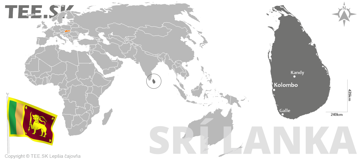 Mapa Srí Lanka banner