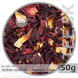 BYLINNÝ ČAJ Ibištek sudánsky - Karkade - kvet (50g)