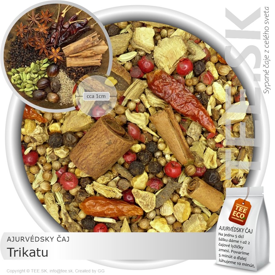 AJURVÉDSKY ČAJ Trikatu (50g)