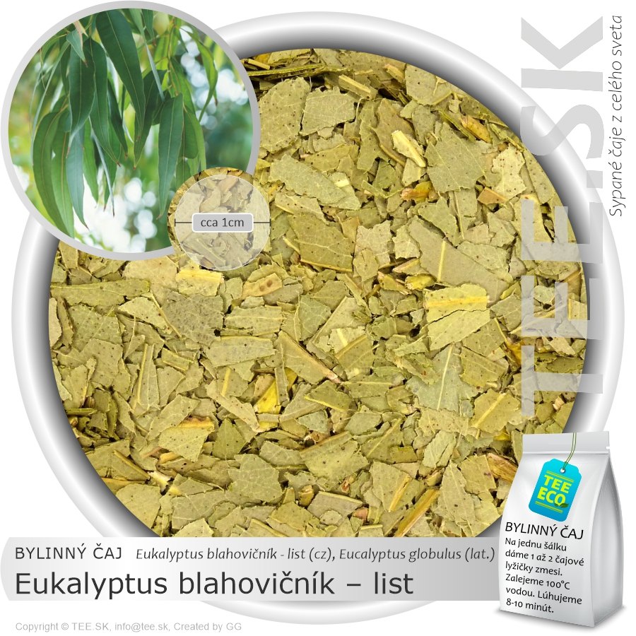 BYLINNÝ ČAJ Eukalyptus - list (30g)