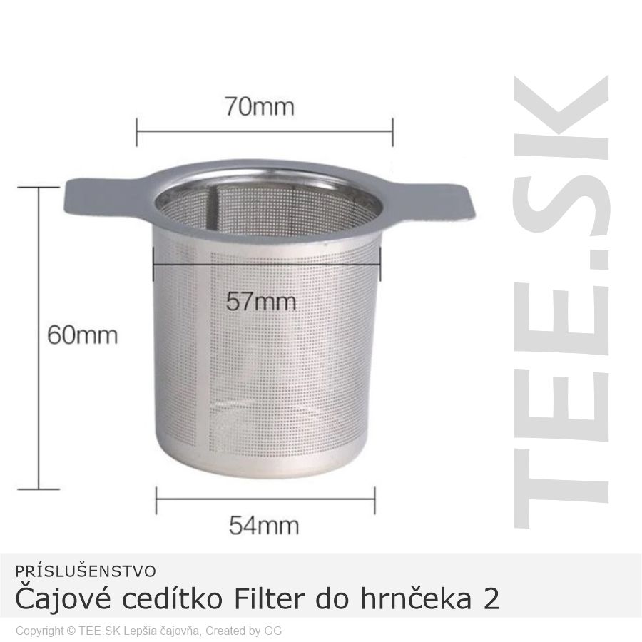 Čajové cedítko Filter do hrnčeka 2 (7x6cm)