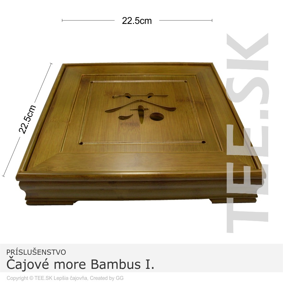 Čajové more Bambus I. (22,5x22,5x4,5cm)