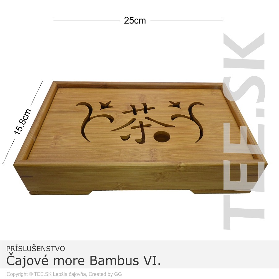Čajové more Bambus VI. (25x15,8x5,3cm)
