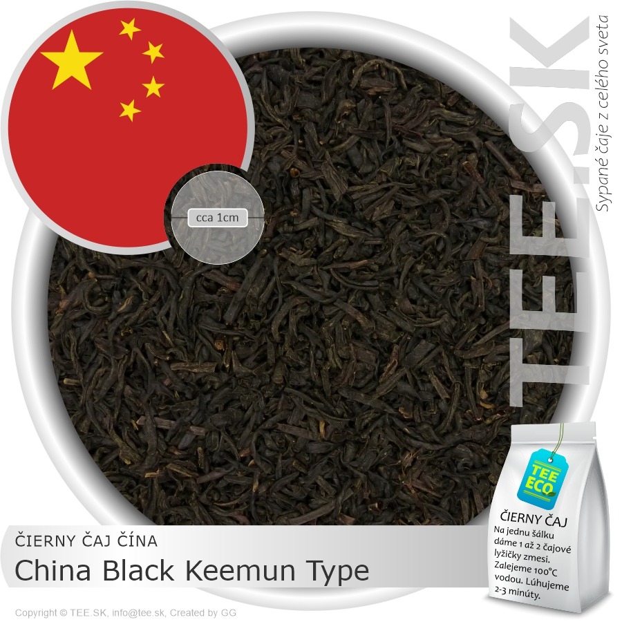 ČIERNY ČAJ ČÍNA – China Black Keemun Type (50g)