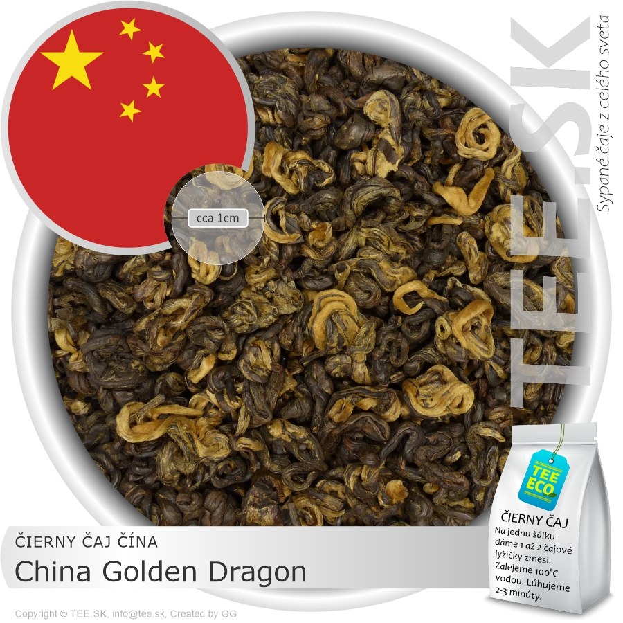 ČIERNY ČAJ ČÍNA – China Golden Dragon (1kg)
