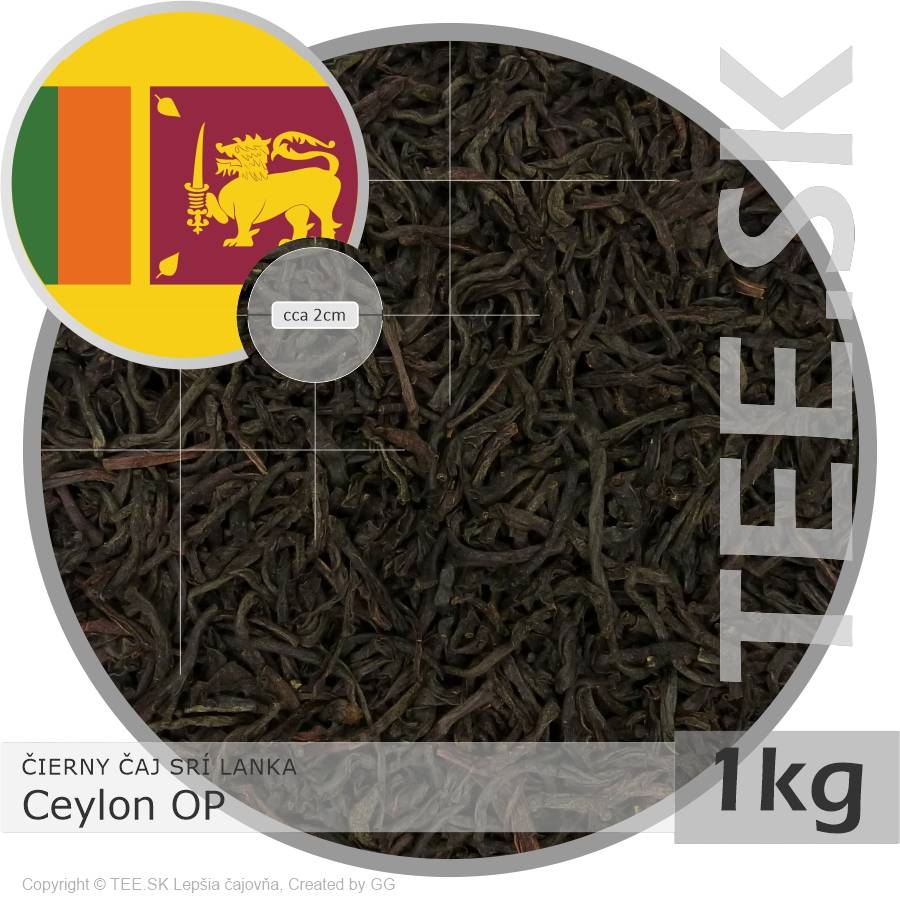 ČIERNY ČAJ SRÍ LANKA – Ceylon OP 1 Shawlands (1kg)