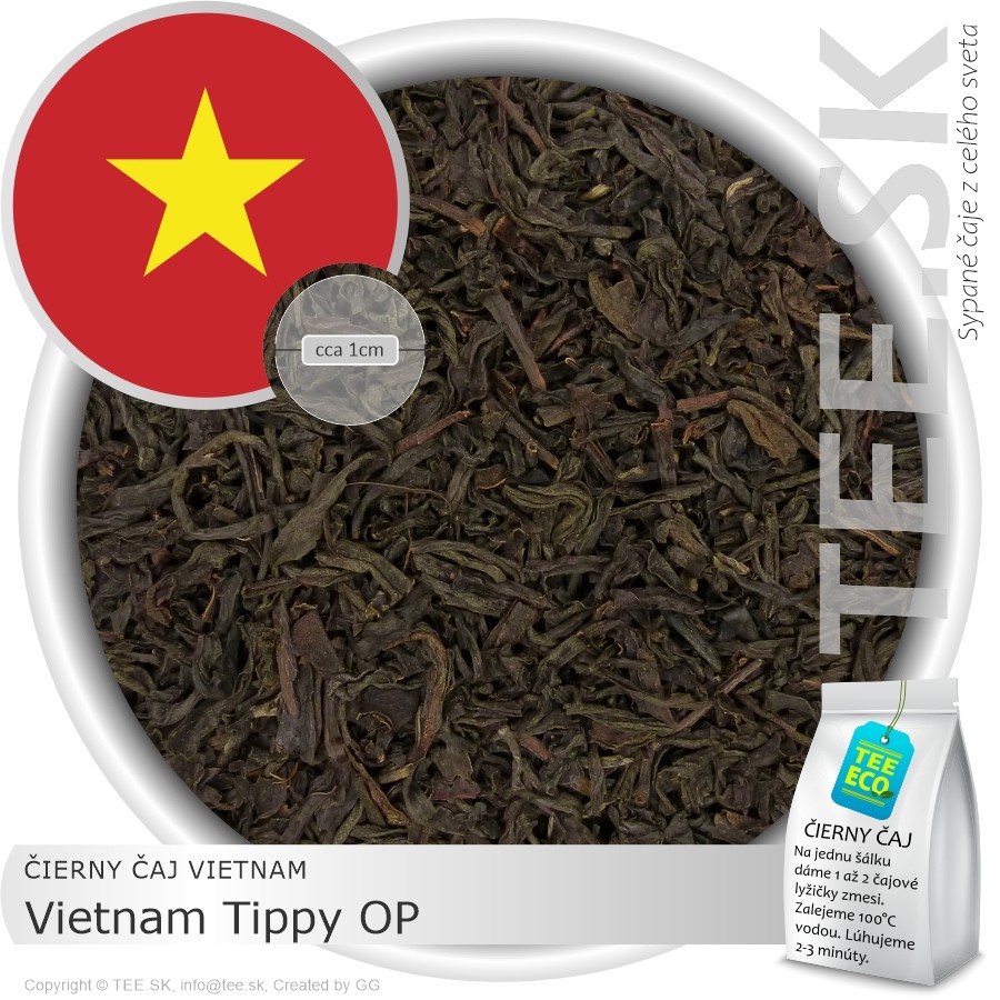 ČIERNY ČAJ VIETNAM – Vietnam Tippy OP (1kg)