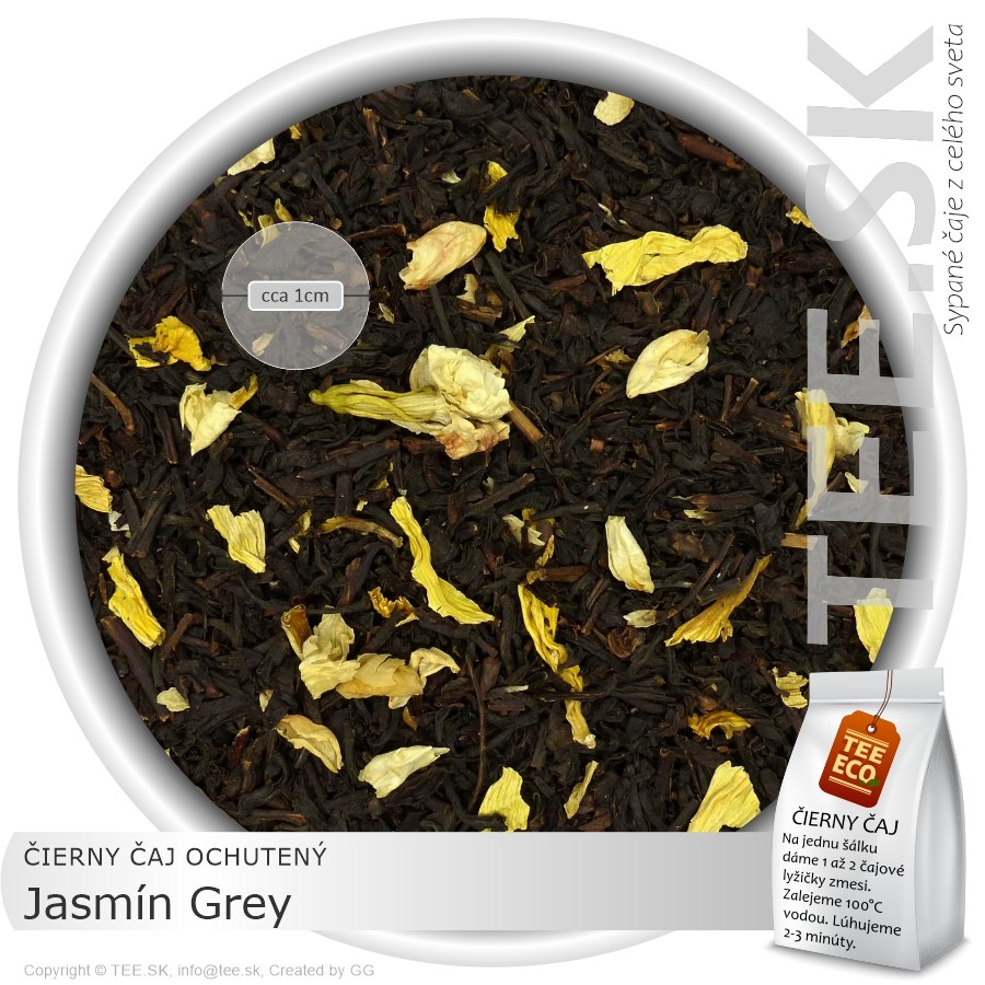 ČIERNY ČAJ OCHUTENÝ Jasmín Grey (50g)