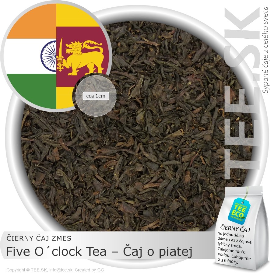 ČIERNY ČAJ ZMES Five O´clock Tea – Čaj o piatej (1kg)