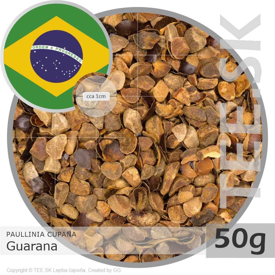 BYLINNÝ ČAJ Guarana semeno - sekané (50g)