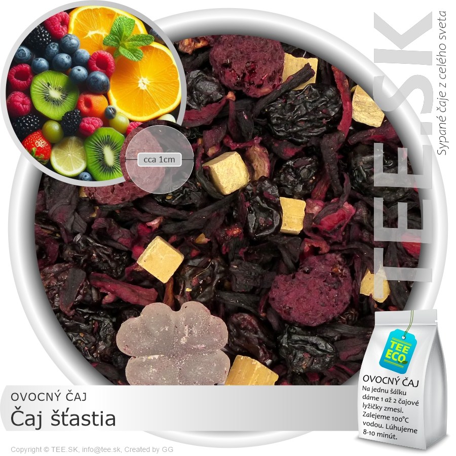 OVOCNÝ ČAJ Čaj Šťastia (50g)