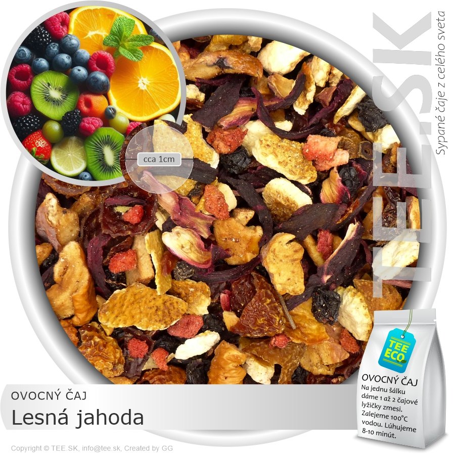 OVOCNÝ ČAJ Lesná jahoda (50g)