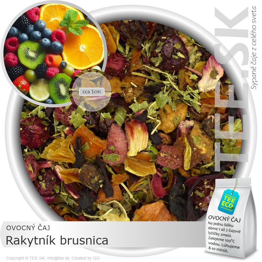 OVOCNÝ ČAJ Rakytník brusnica (50g)