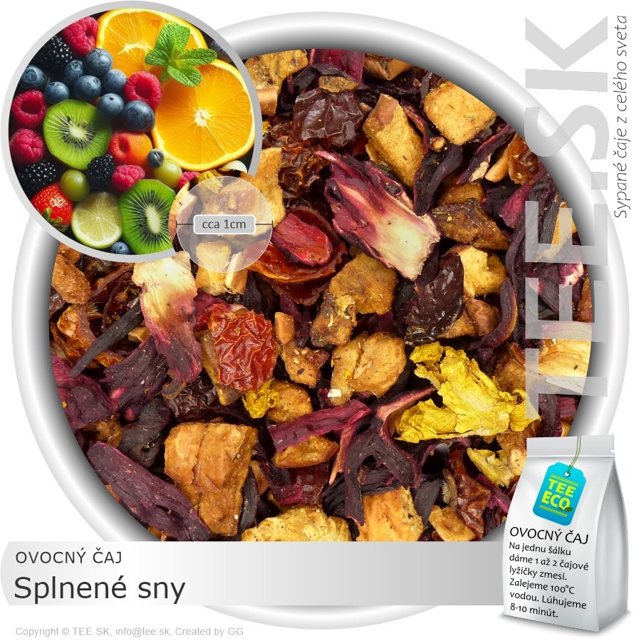 OVOCNÝ ČAJ Splnené sny (50g)
