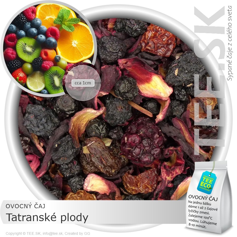 OVOCNÝ ČAJ Tatranské plody (50g)