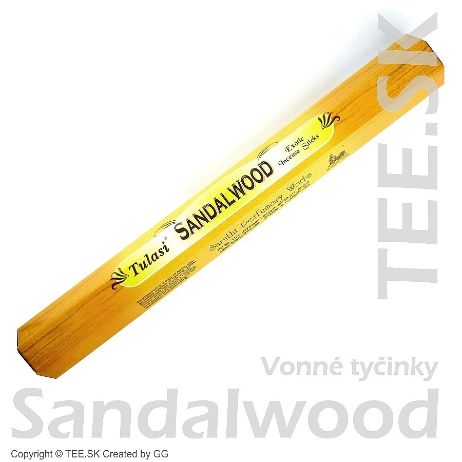 Vonné tyčinky Sandalwood 20ks (Santalové drevo)