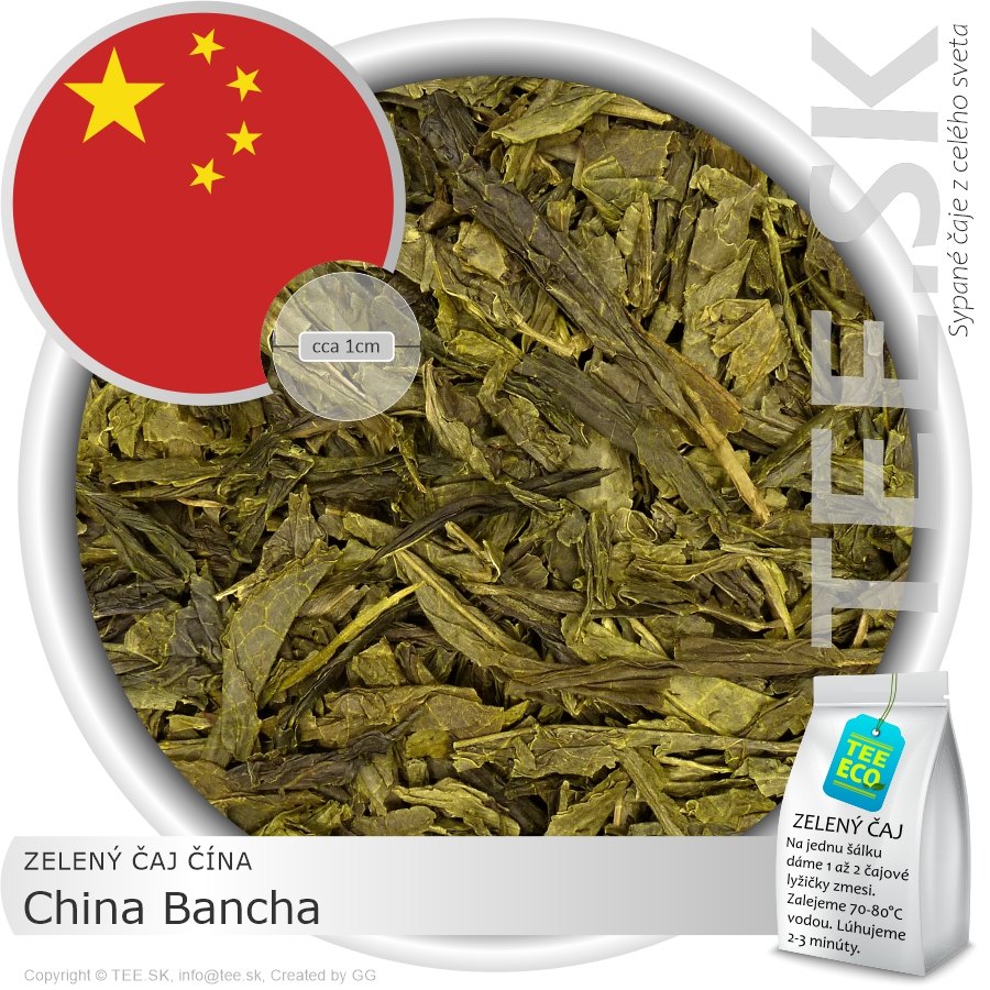 ZELENÝ ČAJ ČÍNA – China Bancha (50g)