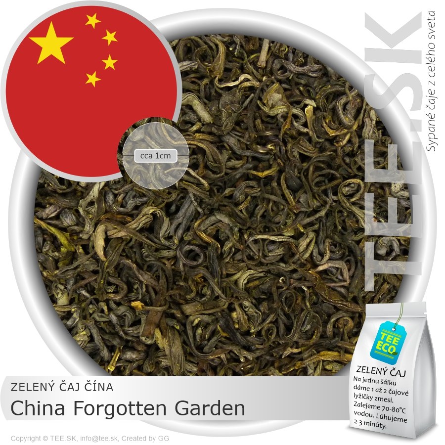 ZELENÝ ČAJ ČÍNA – China Forgotten Garden (50g)