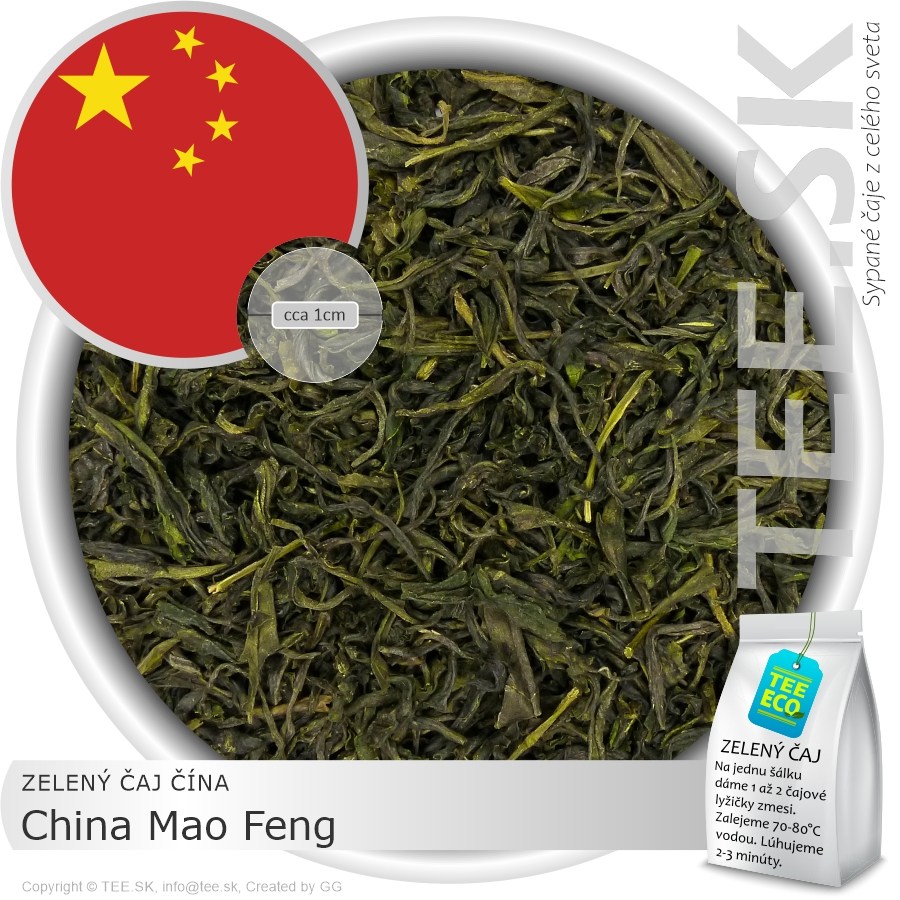 ZELENÝ ČAJ ČÍNA – China Mao Feng (35g)