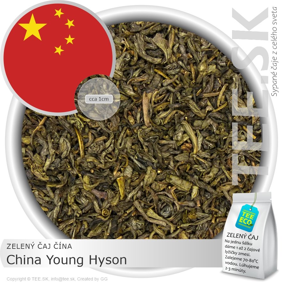 ZELENÝ ČAJ ČÍNA – China Young Hyson (50g)