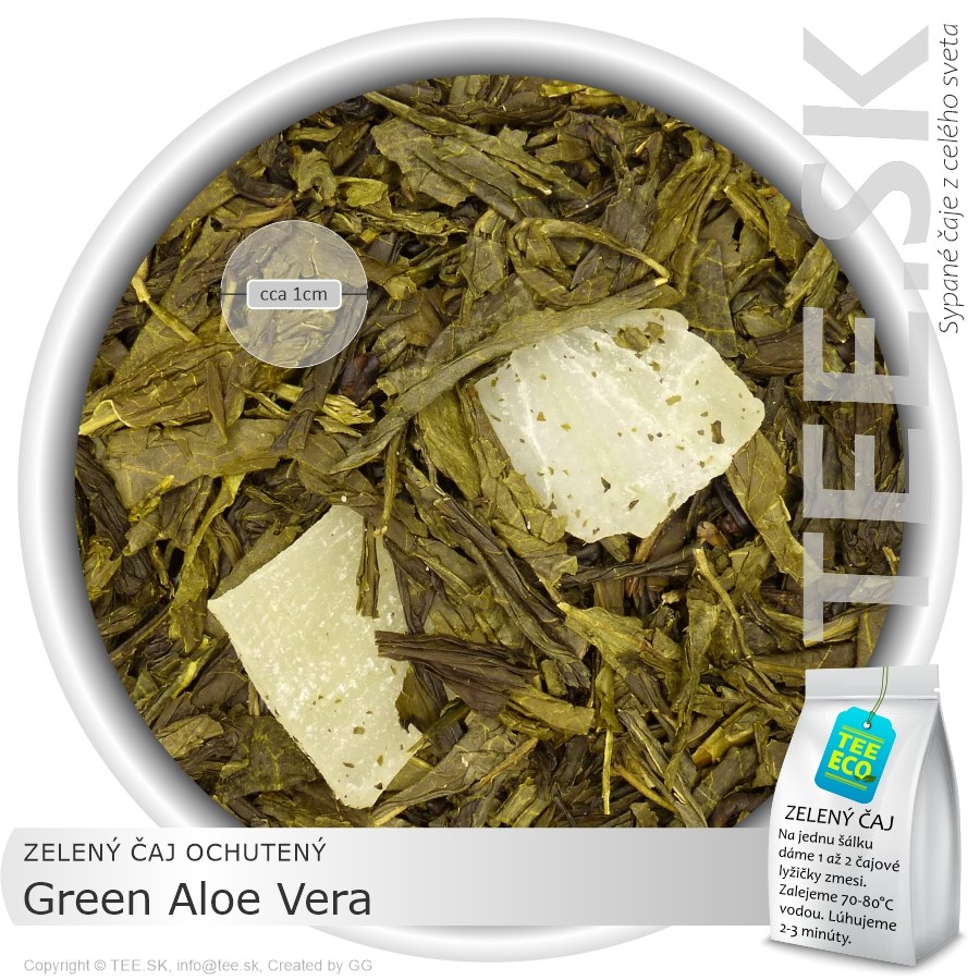 ZELENÝ ČAJ OCHUTENÝ Green Aloe Vera (50g)