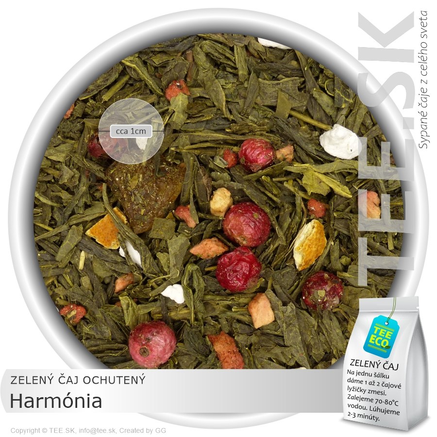 ZELENÝ ČAJ OCHUTENÝ Harmónia (50g)