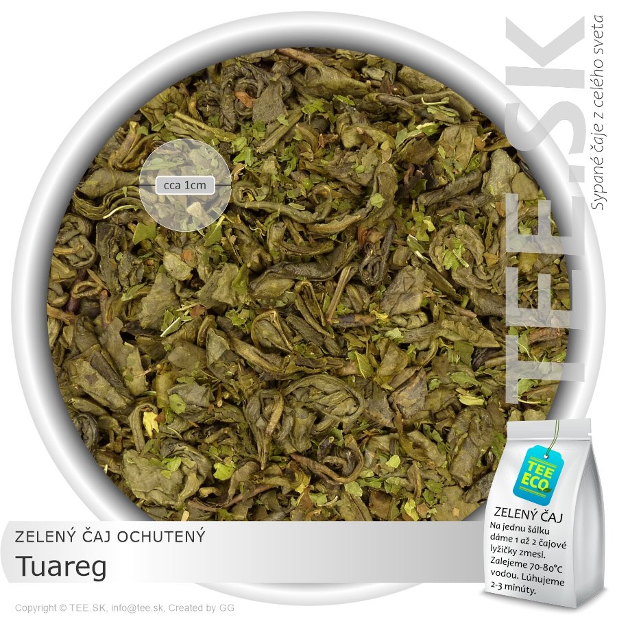 ZELENÝ ČAJ OCHUTENÝ Tuareg (50g)