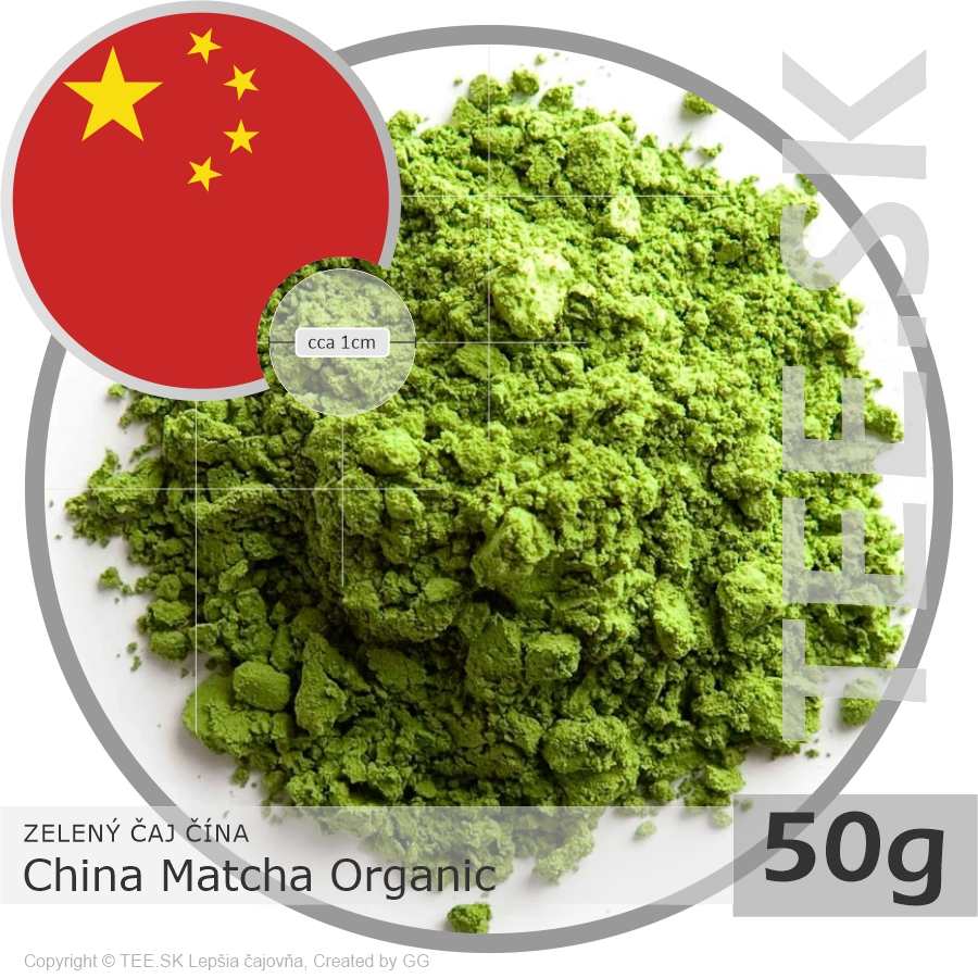 ZELENÝ ČAJ ČÍNA – China Matcha Organic – vrecko (50g)