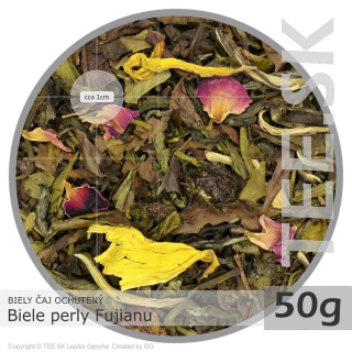 BIELY ČAJ OCHUTENÝ Biele Perly Fujianu (50g)