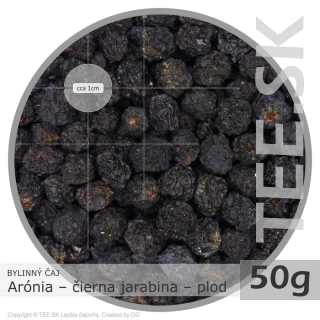 BYLINNÝ ČAJ Čierna jarabina (Arónia) - plod (50g)