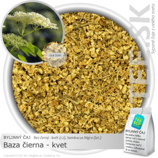 BYLINNÝ ČAJ Baza čierna - kvet (30g)