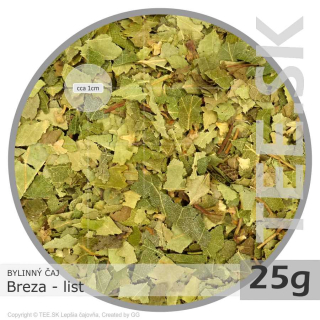 BYLINNÝ ČAJ Breza previsnutá - list (25g)