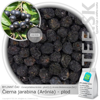 BYLINNÝ ČAJ Čierna jarabina (Arónia) - plod (50g)