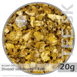 BYLINNÝ ČAJ Divozeľ veľkokvetý - kvet (20g)