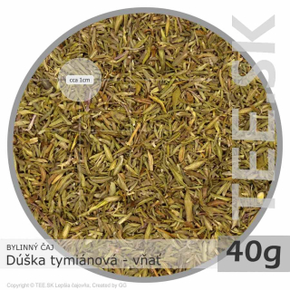 BYLINNÝ ČAJ Dúška tymiánová - vňať (40g)