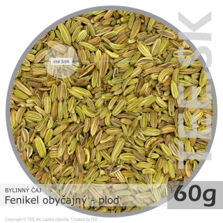 BYLINNÝ ČAJ Fenikel obyčajný - plod (60g)