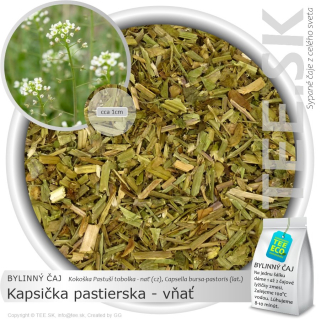 BYLINNÝ ČAJ Kapsička pastierska - vňať (50g)