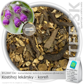 BYLINNÝ ČAJ Kostihoj lekársky - koreň (50g)