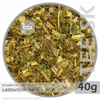 BYLINNÝ ČAJ Lastovičník väčší – vňať (40g)