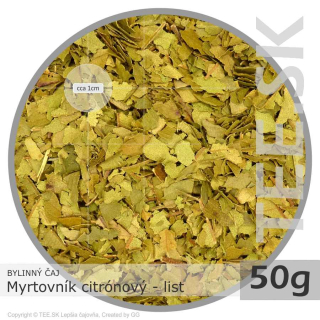 BYLINNÝ ČAJ Myrtovník citrónový - list (50g)