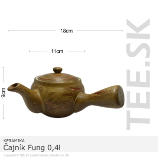 Fung čajník 0,4l – keramika