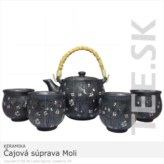 Čajová súprava Moli – keramika 0,65l