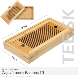 Čajové more Bambus III. (25x14x3,5cm)