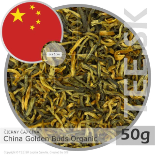 ČIERNY ČAJ ČÍNA – China Golden Buds organic (50g)